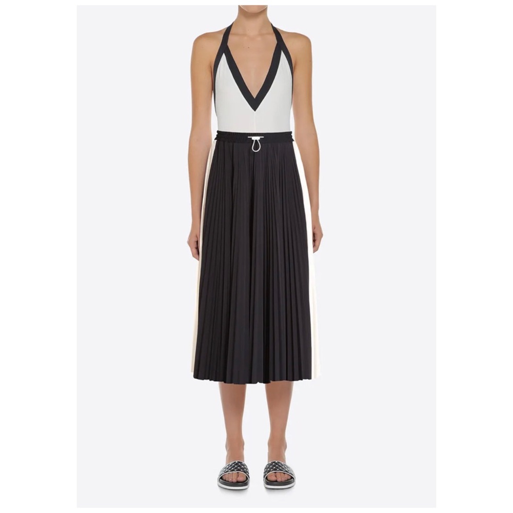 NWOT Valentino Two Tone Plunge One-Piece Swimsuit - Picture 5 of 16